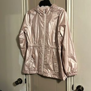 Pink shiny Raincoat